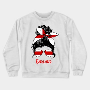 England girl, England Flag, England gift heritage, English girlfriend Crewneck Sweatshirt